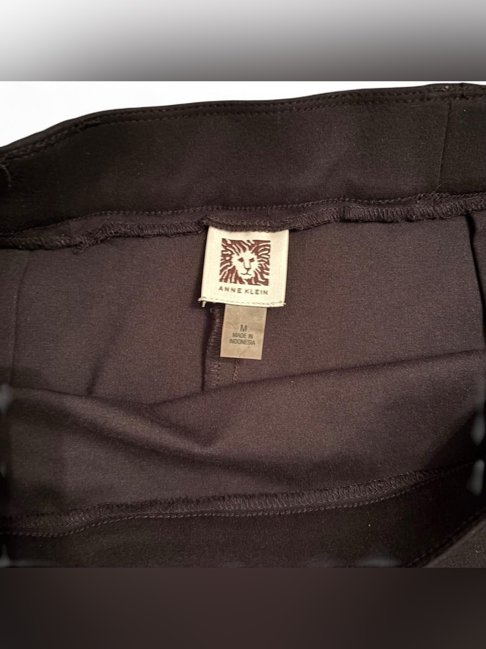 Anne Klein Classic Black Women's Pencil Skirt - Picture 3 of 3